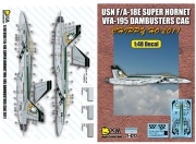 DXM21-4212 1/48 USN F/A-18E VFA-195 Dambusters CAG 2011 ChippyHo