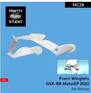 [사전 예약 ~11/29일] MC28 1/12 Front Winglets for GSX-RR MotoGP 2022 Version