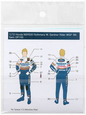 DP165 1/12 Honda NSR500 Rothmans W. Gardner rider '89