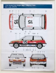 DP276 1/24 Honda Civic Mugen Si Group A 1986