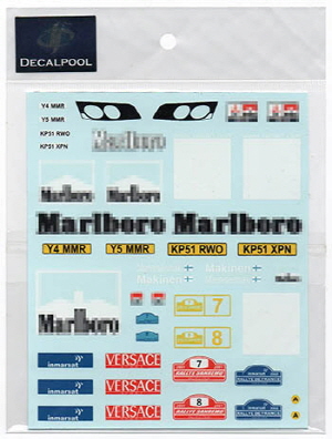 DP073 1/24 Mitsubishi Lancer EVO 7 "Marlboro" logo Sanremo '01