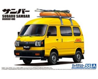 [사전 예약] 06389 1/24 Subaru K88 Sambar High Roof 4WD 80