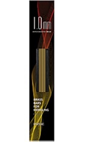 BB-10 Brass Bars For Modeling 1.0mm X 200mm（6Pcs）