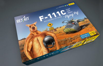 [사전 예약] RSK32-0002 1/32 F-111С \"Pig\" Escape Pod (Crew Module) Royal Australian Air Force - resin model kit (