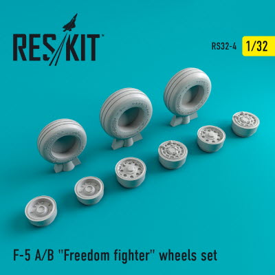 [사전 예약] RS32-0004 1/32 F-5 (A,B) \"Freedom fighter\" wheels set (1/32)