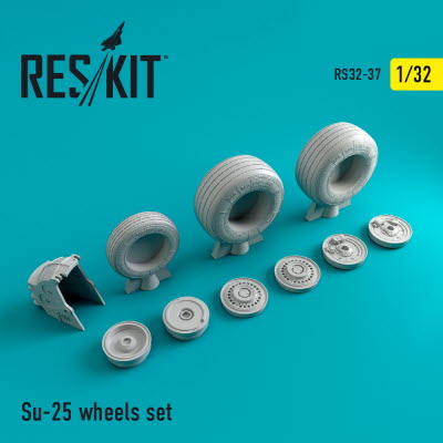 [사전 예약] RS32-0037 1/32 Su-25 wheels set (1/32)