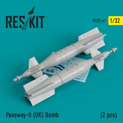 RS32-0047 1/32 Paveway-II (UK) bombs (2 pcs) (Tornado, Eurofighter) (1/32)