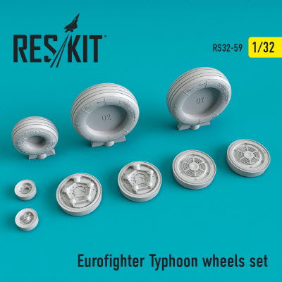 RS32-0059 1/32 Eurofighter Typhoon wheels set (1/32)