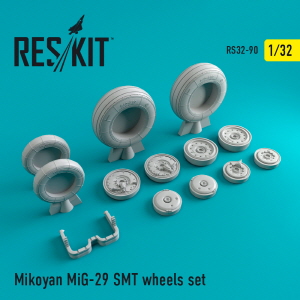 RS32-0090 1/32 MiG-29 SMT wheels set (1/32)