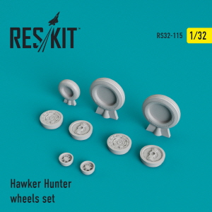 RS32-0115 1/32 Hawker Hunter wheels set (1/32)