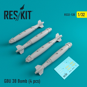 RS32-0120 1/32 GBU-38 bombs (4 pcs) (1/32)