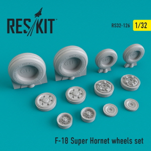 RS32-0126 1/32 F/A-18 \"Super Hornet\" wheels set (1/32)