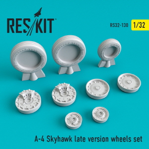 RS32-0130 1/32 A-4 \"Skyhawk\" late version wheels set (1/32)
