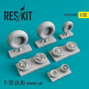 [사전 예약] RS32-0185 1/32 F-35 (A,B) wheels set (1/32)