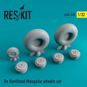 RS32-0240 1/32 DH.98 Mosquito wheels set wheels set (1/32)
