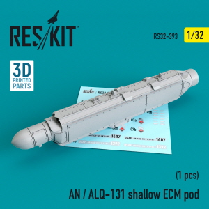 [사전 예약] RS32-0393 1/32 AN / ALQ-131 shallow ECM pod (A-7, A-10, F-4, F-16, F-111, C-130) (1/32)
