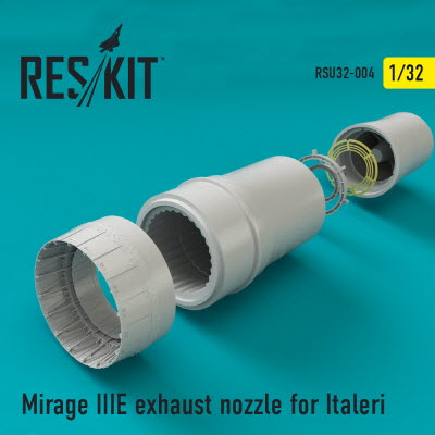 RSU32-0004 1/32 Mirage IIIE exhaust nozzle for Italeri kit (1/32)