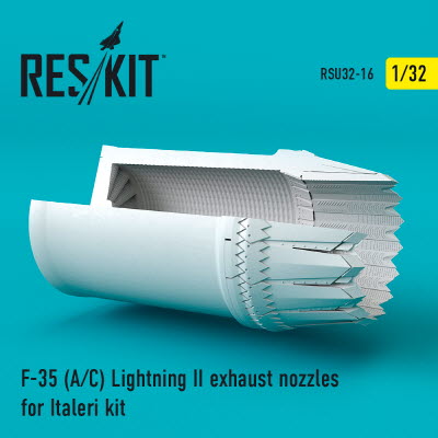 RSU32-0016 1/32 F-35 (A,С) \"Lightning II\" exhaust nozzles for Italeri kit (1/32)