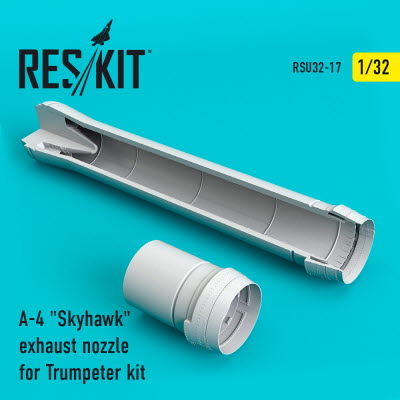 RSU32-0017 1/32 A-4 "Skyhawk" exhaust nozzle for Trumpeter kit (1/32)