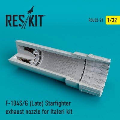 [사전 예약] RSU32-0021 1/32 F-104 (S,G late) \"Starfighter\" exhaust nozzle for Italeri kit (1/32)