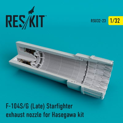 RSU32-0023 1/32 F-104 (S,G late) "Starfighter" exhaust nozzle for Hasegawa kit (1/32)