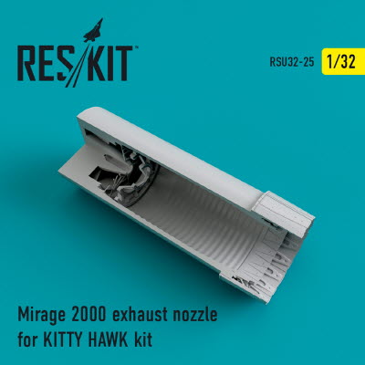 RSU32-0025 1/32 Mirage 2000 exhaust nozzles for KittyHawk kit (1/32)