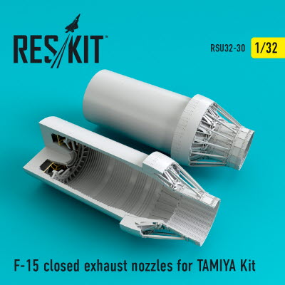 RSU32-0030 1/32 F-15 closed exhaust nozzles for Tamiya kit (1/32)