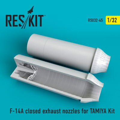 RSU32-0045 1/32 F-14A \"Tomcat\" closed exhaust nozzles for Tamiya kit (1/32)