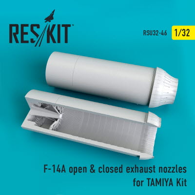 RSU32-0046 1/32 F-14A \"Tomcat\" open & closed exhaust nozzles Tamiya kit (1/32)