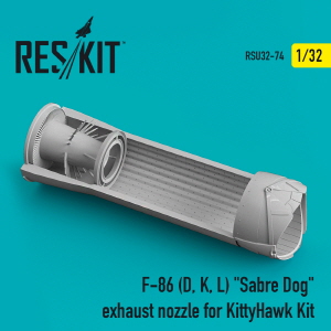 RSU32-0074 1/32 F-86 (D, K, L) "Sabre Dog" exhaust nozzle for KittyHawk kit (1/32)