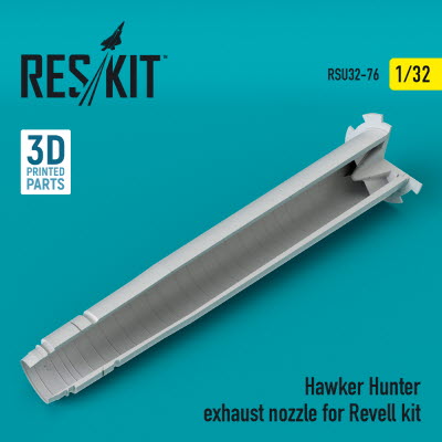 RSU32-0076 1/32 Hawker Hunter exhaust nozzle for Revell kit (1/32)