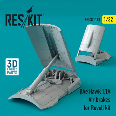 RSU32-0118 1/32 BAe Hawk T.1A air brakes for Revell kit (3D Printing) (1/32)