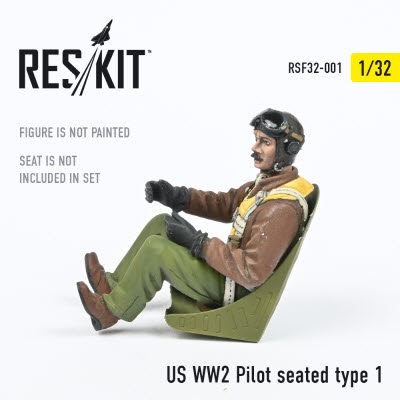 [사전 예약] RSF32-0001 1/32 US WW2 Pilot seated type 1 (1/32)