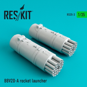 [사전 예약] RS35-0003 1/35 B8V20-А rocket launchers (2 pcs) (Mi-24, Mi-8,Toyota Hilux, BTR-70, URAL) (1/35)