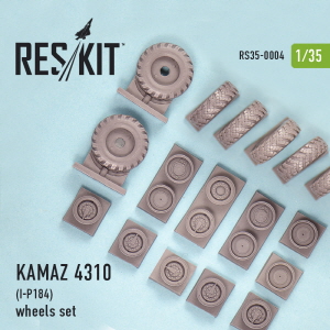 RS35-0004 1/35 Kamaz 4310 (I-P184) wheels set (1/35)