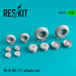 RS35-0005 1/35 Mi-8/Mi-17 wheels set (1/35)
