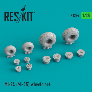 [사전 예약] RS35-0006 1/35 Mi-24/Mi-35 wheels set (1/35)
