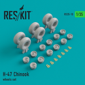 [사전 예약] RS35-0010 1/35 H-47 "Chinook" wheels set (1/35)