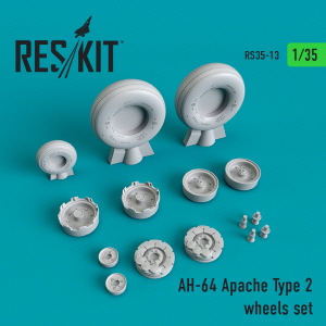 [사전 예약] RS35-0013 1/35 AH-64 \"Apache\" type 2 wheels set (1/35)