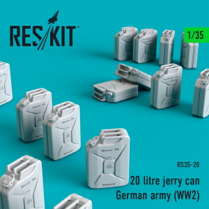 [사전 예약] RS35-0020 1/35 20 litre jerry cans - German army (WWll) (16 pcs) (1/35)