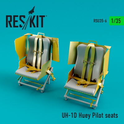 RSU35-0006 1/35 UH-1D Huey Pilot seats (1/35)