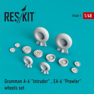 [사전 예약] RS48-0001 1/48 A-6 "Intruder" / EA-6 "Prowler" (weighted) wheels set (1/48)