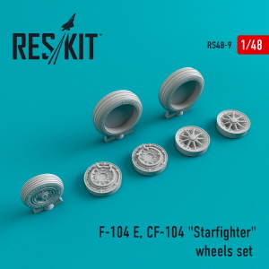 RS48-0009 1/48 F-104E/CF-104 \"Starfighter\" wheels set (1/48)
