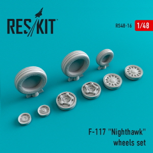 [사전 예약] RS48-0016 1/48 F-117 "Nighthawk" (weighted) wheels set (1/48)