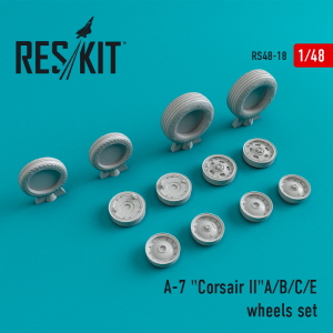 RS48-0018 1/48 A-7 (A,B,C,E) \"Corsair II\" (weighted) wheels set (1/48)