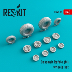 RS48-0033 1/48 Rafale M (weighted) wheels set (1/48)