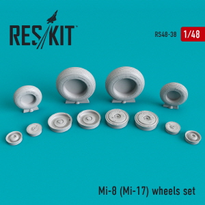 RS48-0038 1/48 Mi-8/Mi-17 wheels set (1/48)