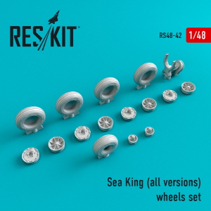 RS48-0042 1/48 Sea King (all versions) wheels set (1/48)