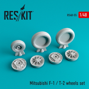 RS48-0055 1/48 Mitsubishi F-1/T-2 wheels set (1/48)