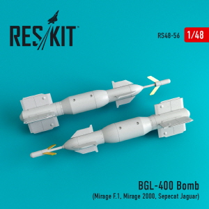 RS48-0056 1/48 BGL-400 bombs (2 pcs) (Mirage F.1, Mirage 2000, Sepecat Jaguar) (1/48)